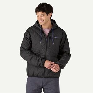 Patagonia Men's Black Diamond Quilted Bomber Hoody